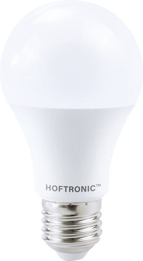 HOFTRONIC E27 LED Lamp - 10,5 Watt 1055 lumen - 4000K Neutraal wit licht - Grote fitting - Vervangt 75 Watt