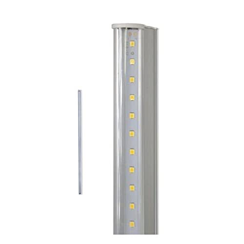 Trade Shop - LED onderbouwlamp SMD, transparant, 120 cm, 21 W, 6500 K, 3000 K, 4000 K, 31067 - Koud.