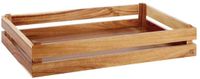 APS Houten Box Superbox - acaciahout - 55,5 x 35 x 10,5 cm - GN 1/1