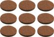 AMIG Anti-krasvilt - 24x - noir - 28 mm - rond - auto-adhésif - feutre de protection pour meubles