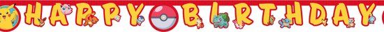 Top1Toys Pokémon letterslinger FSC Happy Birthday, lengte 2 meter