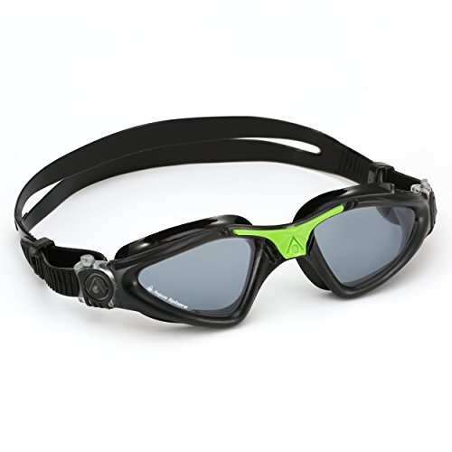 Aquasphere Unisex Kayenne zwembril, zwart en groen, One Size UK