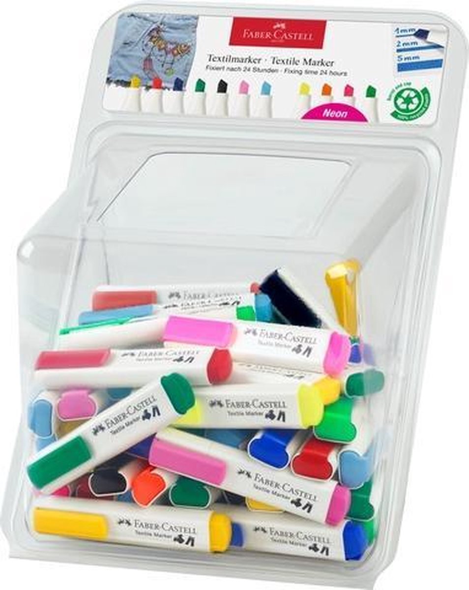 Faber-Castell Textiel Marker Promotie display 60x