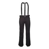 KILLTEC Men's Skibroek/softshellbroek met randbescherming, sneeuwvanger en afneembare banden Thônes MN Ski Sftshll PNTS A, zwart, L, 36415 200