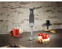 Merkloos Staafmixer Hb501 - Wit - 800 W - 5 snelheden met turbo - 4 roestvrijstalen messen - Hakmolen en garde