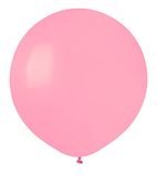 Pack Premium Quality Pack 25 balloons in natural latex G150 (Ø 48cm / 19"), pastel pink