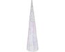 Christmas Decoration LED kegel kerstboom lamp - regenboog - 80 leds - warm wit - 80 cm - ijzer