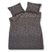 Vandyck Calm Flower 2-persoons (200x200/220) off black dekbedovertrek