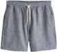 Next - Heren - Short van een linnenmix met elastische taille - Blauw