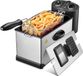 DESKI Friteuse à huile - 3 Litres - 2000 Watts - Argent
