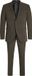 JACK & JONES JPRFRANCO SUIT Heren Kostuum Slim Fit Polyester Viscose Elastaan Donkerbruin