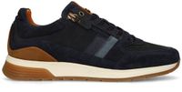 No Stress - Heren - Donkerblauwe nubuck sneakers - Maat 42