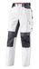 BP Workwear 1789-555-21 werkbroek - elastiek in de rug - plooien in de taille - normale pasvorm - maat: 46n - kleur: wit/donkergrijs