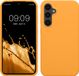kwmobile telefoonhoesje geschikt voor Samsung Galaxy S23 FE - Hoesje met siliconen coating - Smartphone case in fruitig oranje
