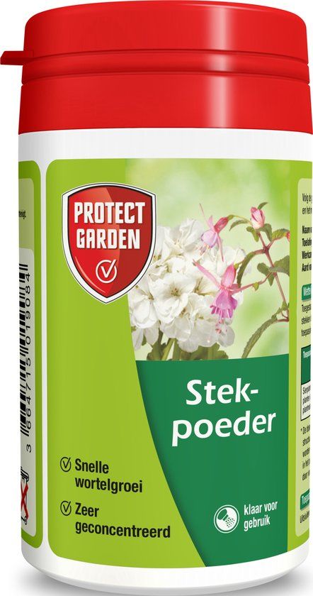 Protect Garden Stekpoeder - 25 Gram - Voor Bevordering van Wortelvorming van Sierplanten - Stekpoeder voor Snelle Wortelgroei