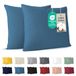 Dreamzie Kussensloop, katoen, 30 x 30 cm, blauw, 2 stuks, Oeko-Tex