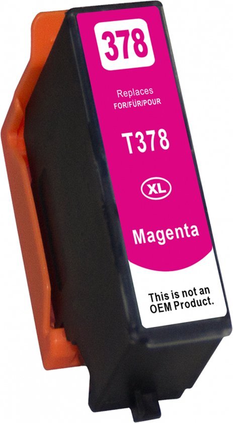 InktDL Compatible inktcartridge voor Epson 378XL | Magenta