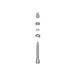 SHIMANO Wh-Rx870 Tubeless ventiel Silver/Black One Size