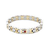 Tommy Hilfiger Armband 2790683 Multicolour Heren Staal Bicolor Zilver + Goud