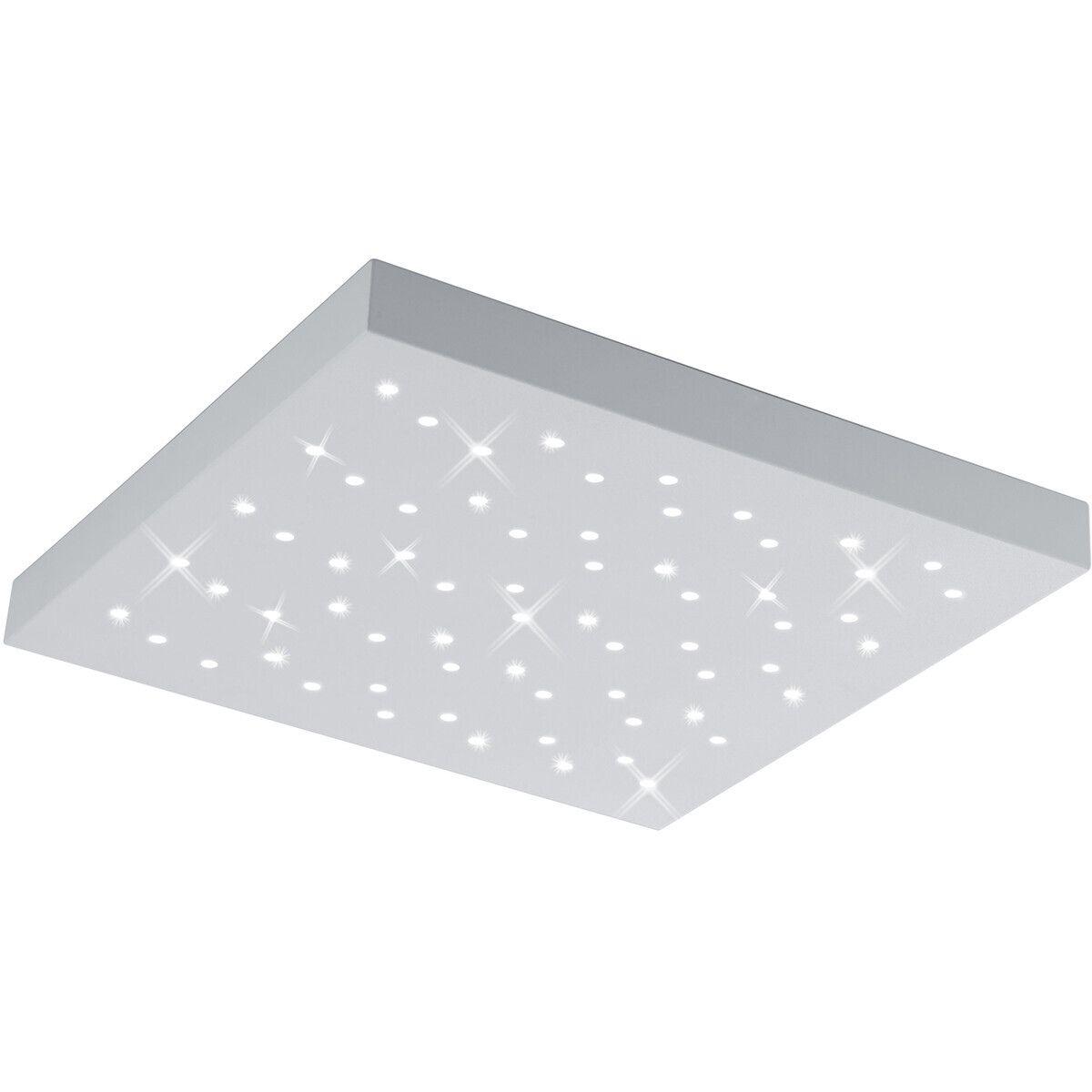 BES LED LED Plafondlamp - Plafondverlichting - Trion Tarza - 22W - Aanpasbare Kleur - Vierkant - Mat Wit - Aluminium