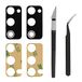 Cemobile 2 Pack Achter Achterkant Camera Lens Glas Vervanging voor Samsung Galaxy S20 FE 6,5 Inch (Alle Dragers) met Reparatie Tool Kit