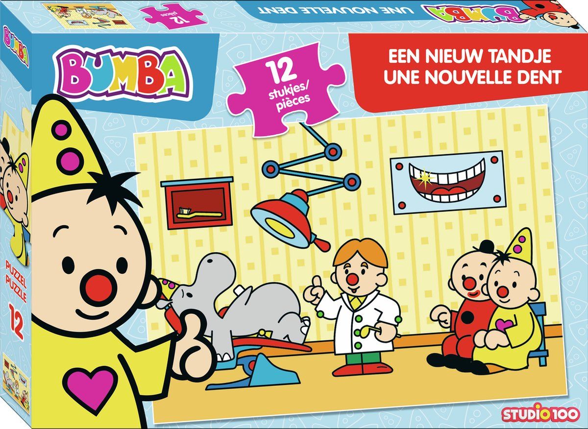 Studio 100 Bumba Puzzel - Een nieuw tandje - 12 stukken