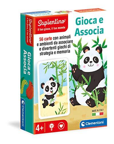 Clementoni - Sapientino-spel en Associa-dieren-educatief spel 3 jaar (versie in Italiaanse taal), Made in Italy, meerkleurig, 16308.
