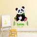 Gepersonaliseerde Ambiance Sticker Gepersonaliseerde naamstickers, gepersonaliseerde naamsticker, kinderkamer, wanddecoratie, 2 vellen van 30 x 25 cm en 45 x 30 cm, veelkleurige naamstickers