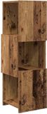 vidaXL Hoekkast 30,5x30x95cm Bewerkt Hout Oudhout