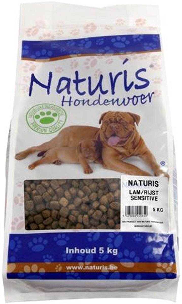 Naturis brok lam / rijst sensitive hondenvoer 5 kg