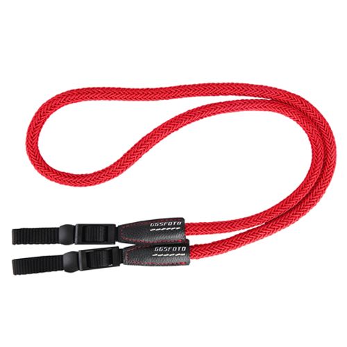 GGS GGSFoto NMS-2BR Red Neckstrap Rectangle