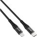 InLine 31450D Lightning-kabel 1 m Zwart