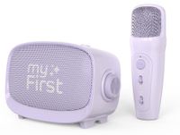 myFirst Voice 2 - Mini machine de karaoké pour enfants avec microphone sans fil et changeur de voix IA
