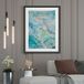 Lumalea Affiche/Poster - Effet marbré 3617682414680 - Bordure Blanche - 30x40 cm
