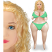 Greta Poupée gonflable réaliste curvy blonde bouclée tête 3D
