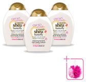 Treaclemoon 3 x Bodylotion Crème Shea Butterfly - 500 ml - Voordeelverpakking