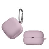 kwmobile Hoes geschikt voor Sony LinkBuds Clip WF-LC900 - Siliconen cover voor oordopjes in lavendel
