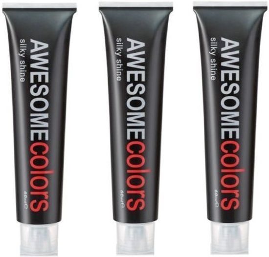 Awesome Colors 3 x Silky Shine 006 violet (3 x 60 ml)