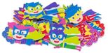 Brewis Stickers en mousse avec motifs de super-héros, 28 pièces