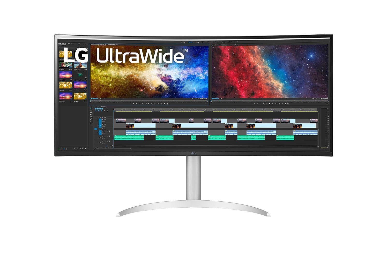 LG 38BQ85C-W 37.5" UltraWide Monitor - 3840x1600, IPS, HDR10, 75Hz, USB-C