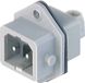 Hirschmann 932 048-106-1 Netstekker STASEI Stekker, inbouw verticaal Totaal aantal polen: 2 + PE 16 A Grijs 1 stuk(s)