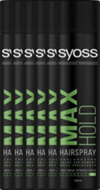 Syoss Hairspray Max Hold Voordeelverpakking 6x400ml