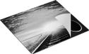 Chefcare Inductie Beschermer Rails Spoorweg bij Zonsondergang - Zwart Wit - 57,6x51,6 cm - Inductie Mat