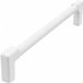 Marella VITRUVIO poignée de meuble métal blanc soie BA 160 mm