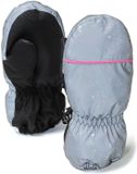 Minoti meisjes ski handschoenen zilver waterafstotend