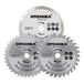 HYCHIKA Mini Cirkelzaagbladen 3 STKS Diameter: 85 mm, Boorhouder: 10 mm, HC/HS/Diamond 4500 rpm