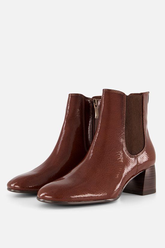 Tamaris Essentials Dames Enkellaarzen - Bruin