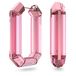Swarovski Lucent oorbellen, paar oorbellen, roze