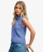 Superdry & Co Débardeur en Tricot Brossé à Col Rond Bleu Taille : 34