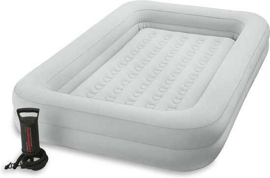 Viking Choice Kinder luchtbed 168x107x25 cm - Intex opblaas matras voor peuters - inclusief elektrische pomp